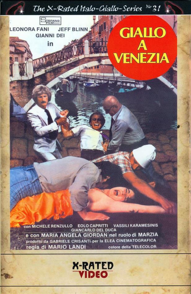Giallo a Venezia (1979) Cover A, Grosse Hartbox, The X-Rated Italo-Giallo-Series, Limited Edition, Uncut