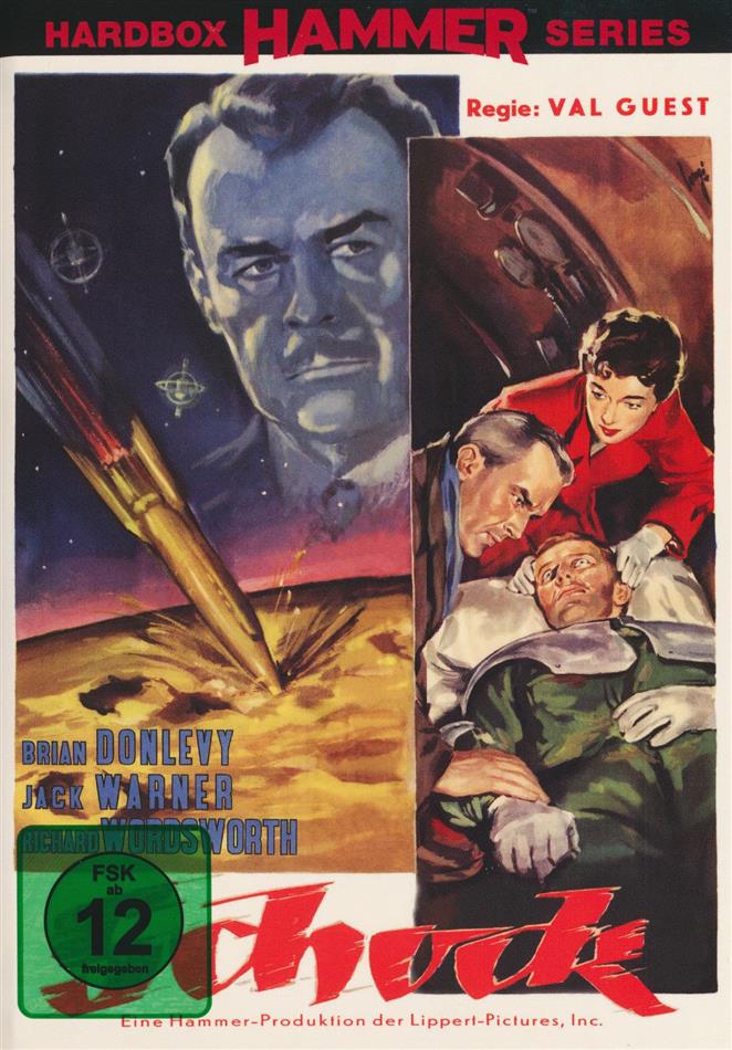 Schock (1955) Hardbox Hammer Series, Cover B, Kleine Hartbox, Uncut