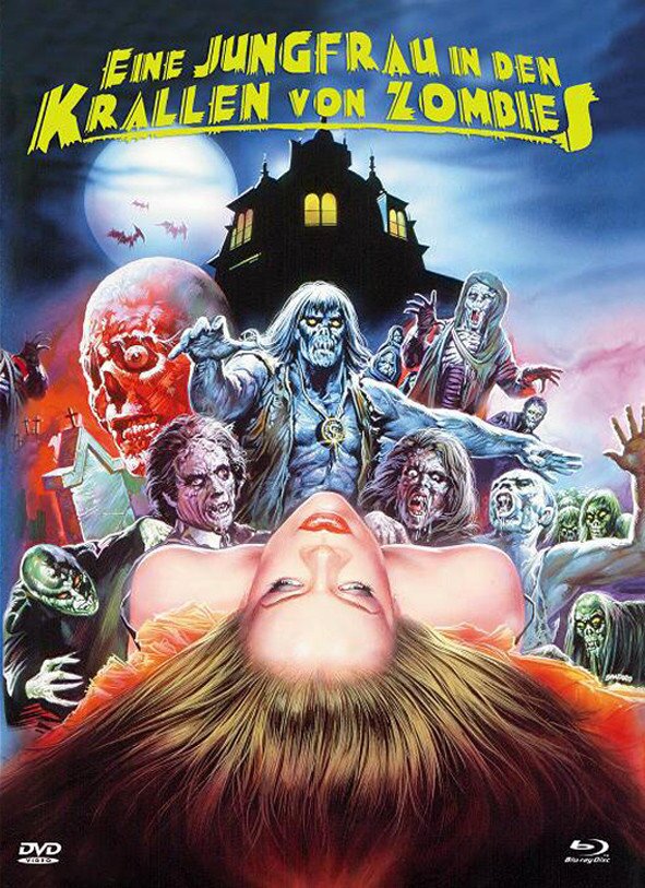 Eine Jungfrau in den Krallen von Zombies (1973) Cover B, Limited Edition, Mediabook, Uncut, Blu-ray + DVD