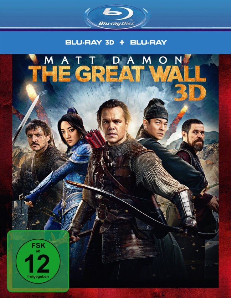 The Great Wall (2016) Blu-ray 3D + Blu-ray