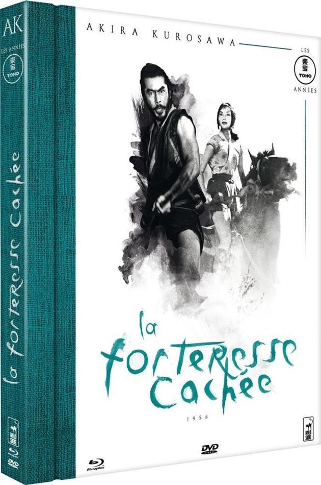 La forteresse cachée (1958) b/w, Mediabook, Blu-ray + DVD