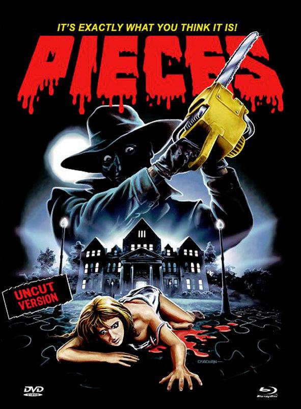 Pieces (1982) Cover D, Eurocult Collection, Limited Edition, Mediabook, Uncut, Blu-ray + DVD
