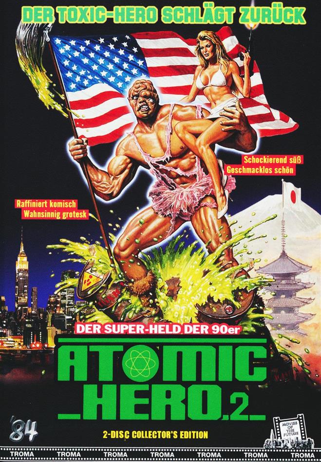 Atomic Hero 2 (1989) Kleine Hartbox, Collector's Edition, Limited Edition, Uncut, 2 DVDs