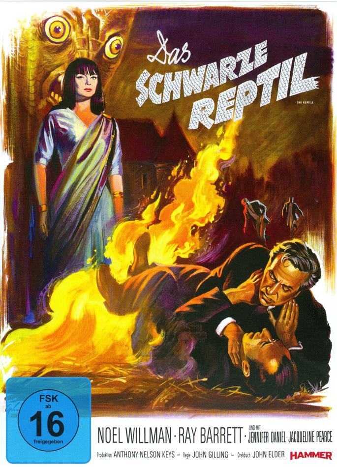 Das schwarze Reptil (1966) Cover B, Hammer Edition, Limited Edition, Mediabook, Uncut