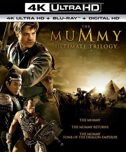 The Mummy - The Mummy / The Mummy Returns / The Mummy: Tomb of the Dragon Emperor Ultimate Trilogy, 3 4K Ultra HDs + 3 Blu-rays