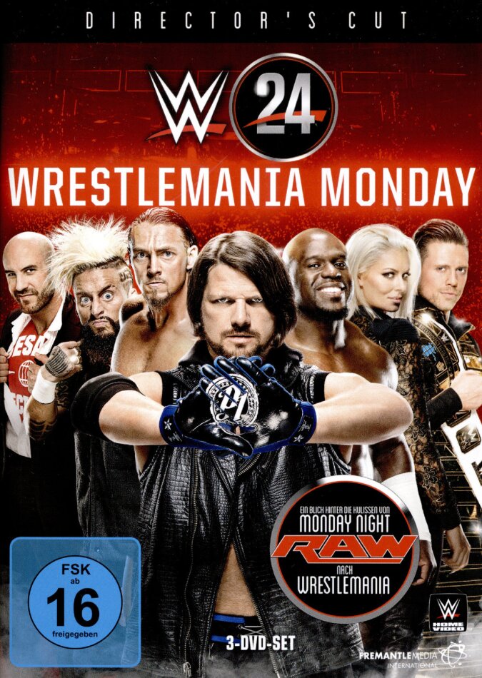 WWE: Wrestlemania Monday Director's Cut, 3 DVDs