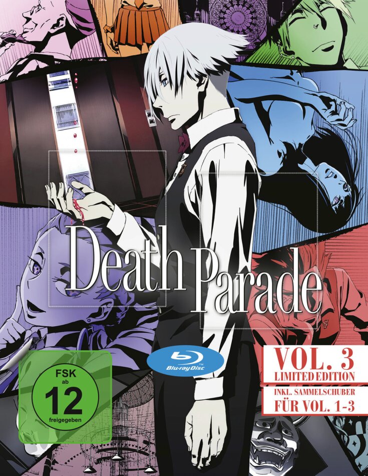 Death Parade - Staffel 1 - Vol. 3 + Sammelschuber, Limited Edition