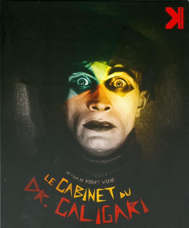 Le cabinet du Dr. Caligari (1920) b/w, Blu-ray + 2 DVDs