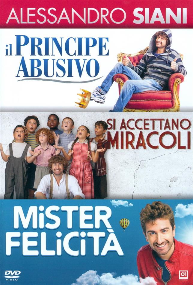 Cofanetto Siani - Il principe abusivo / Si accettano miracoli / Mister Felicità 3 DVD