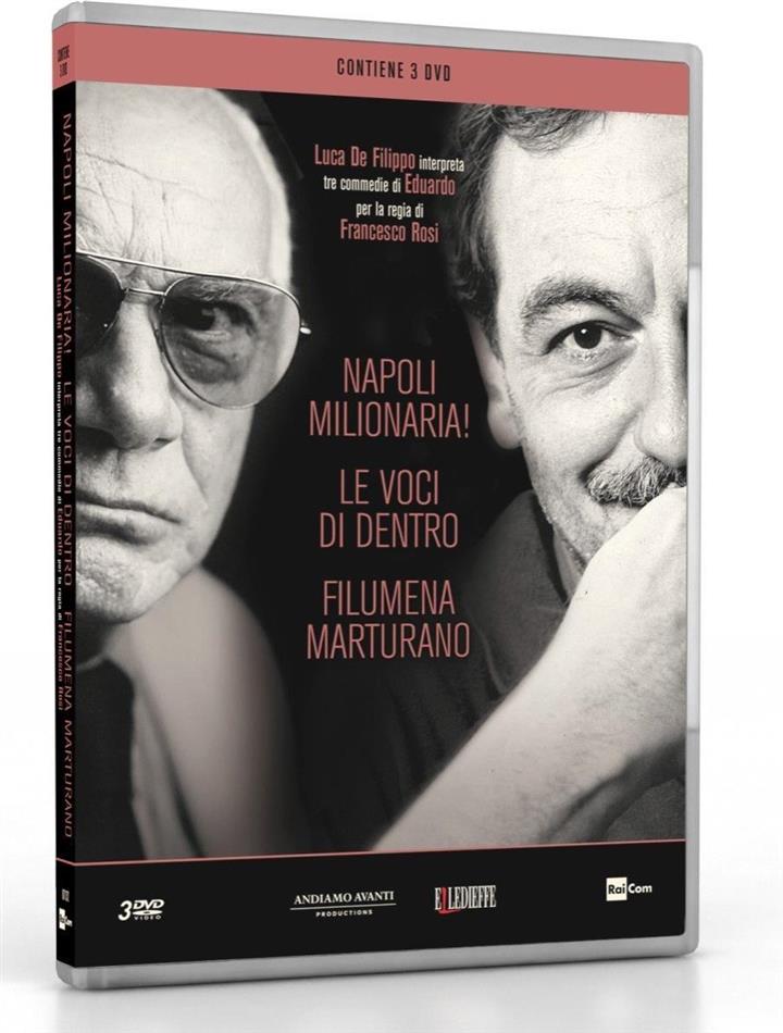 Cofanetto Luca De Filippo - Napoli Milionaria! / Le voci di dentro / Filumena Marturano 3 DVDs