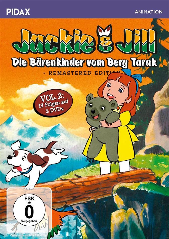 Jackie & Jill - Die Bärenkinder vom Berg Tarak - Vol. 2 Pidax Animation, Versione Rimasterizzata, 2 DVD