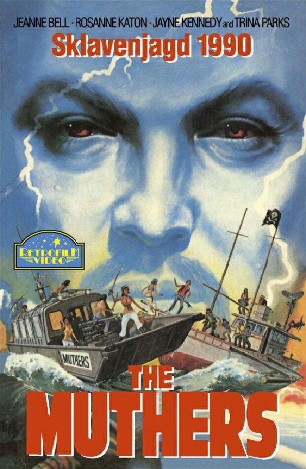 The Muthers - Sklavenjagd 1990 (1976) Cover A, Grosse Hartbox, Edizione Limitata, Uncut