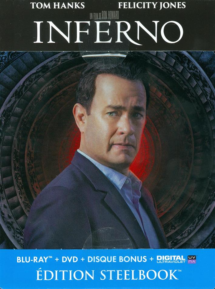 Inferno (2016) Limited Edition, Steelbook, 2 Blu-rays + DVD