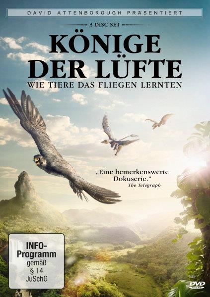 Könige der Lüfte - Wie Tiere das Fliegen lernten - David Attenborough 3 DVDs