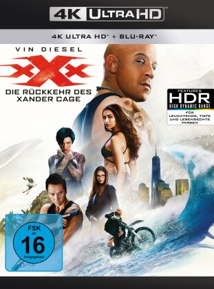 xXx - Triple X 3 - Die R&uuml;ckkehr des Xander Cage (2017) (4K Ultra HD + Blu-ray)