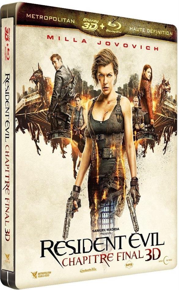 Resident Evil 6 - Chapitre final (2016) Édition Limitée, Steelbook, Blu-ray 3D + Blu-ray