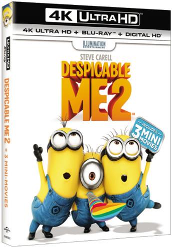 Despicable Me 2 (2013) includes 3 Mini Movies, 4K Ultra HD + Blu-ray
