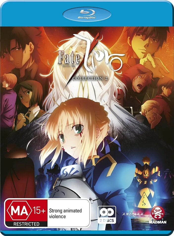Fate/Zero - Collection 2 - Season 2 Australian Release, 2 Blu-ray