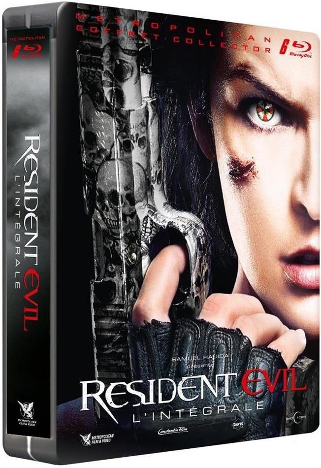 Resident Evil - L'intégrale Steelbox, 6 Blu-ray