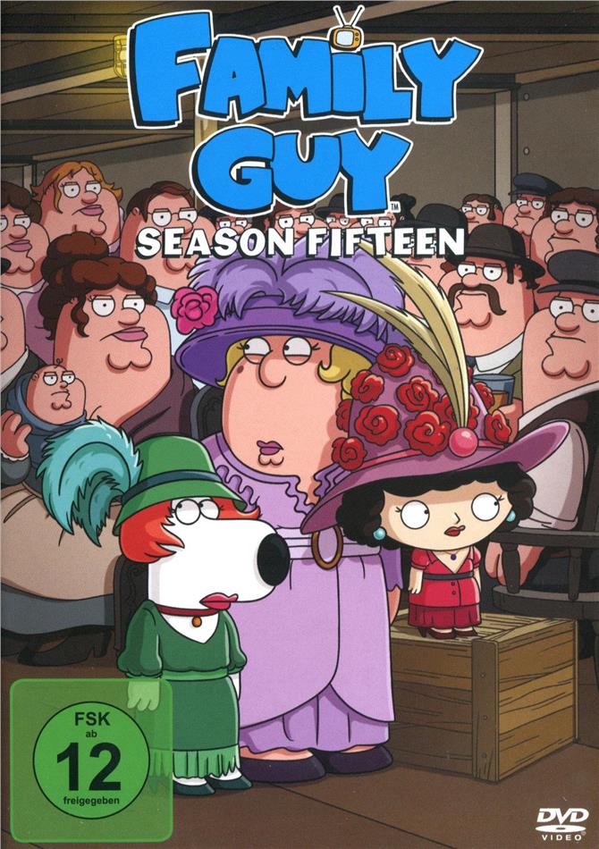Family Guy - Staffel 15 Uncut, 3 DVDs
