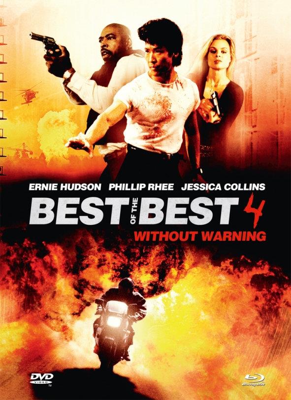 Best of the Best 4 - Without Warning (1998) Cover B, Limited Edition, Mediabook, Uncut, Blu-ray + DVD