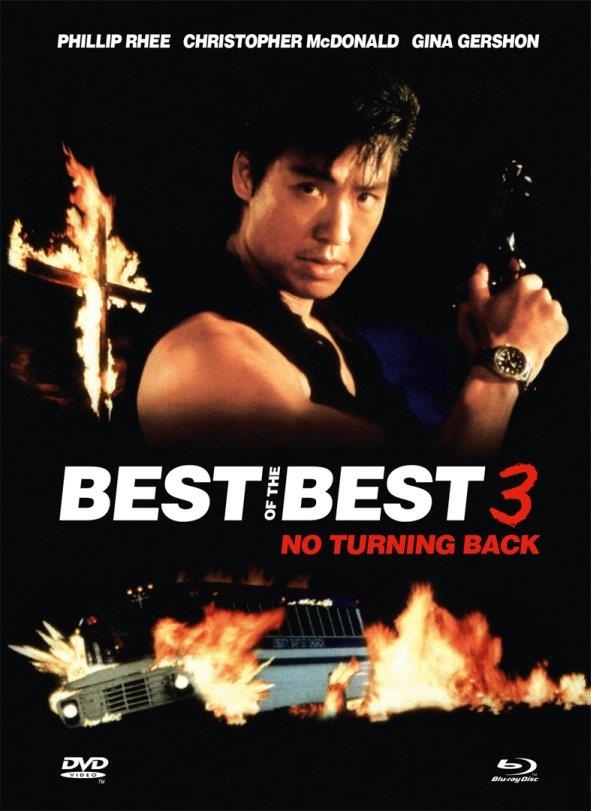 Best of the Best 3 - No Turning Back (1995) Cover A, Limited Edition, Mediabook, Uncut, Blu-ray + DVD