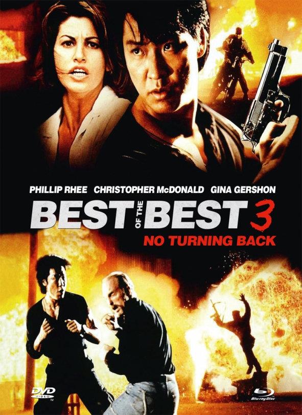 Best of the Best 3 - No Turning Back (1995) Cover B, Limited Edition, Mediabook, Uncut, Blu-ray + DVD