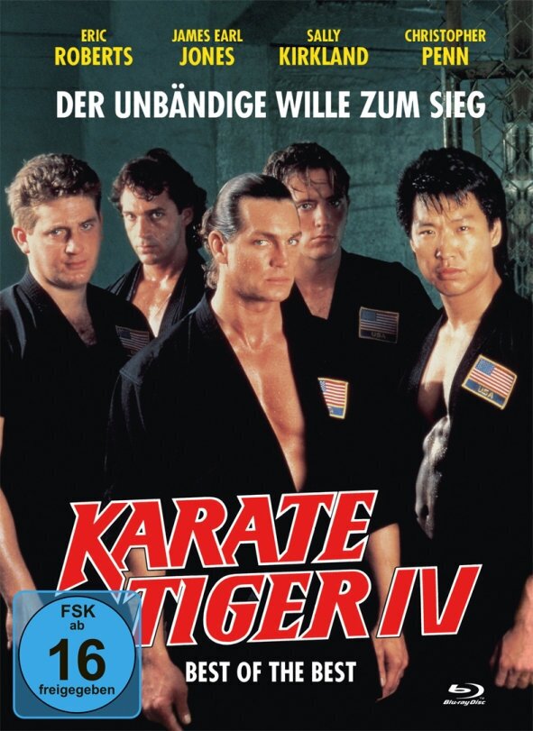 Best of the Best 1 - Karate Tiger IV (1989) Cover B, Limited Edition, Mediabook, Uncut, Blu-ray + DVD