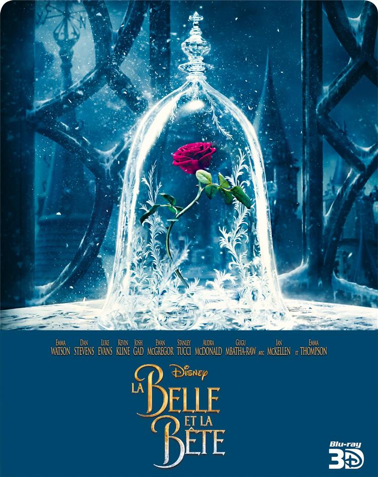 La Belle et la Bête (2017) Édition Limitée, Steelbook, Blu-ray 3D + Blu-ray