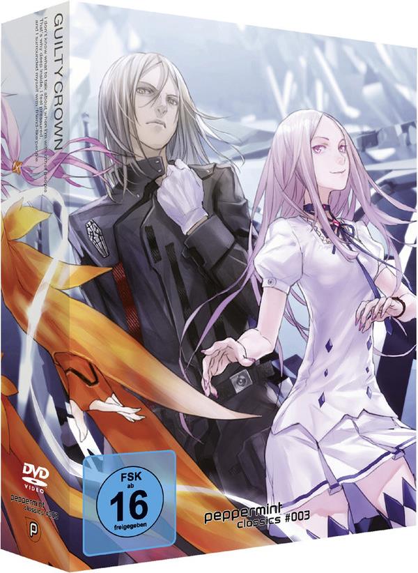 Guilty Crown Peppermint Classics, Complete edition, 4 DVDs