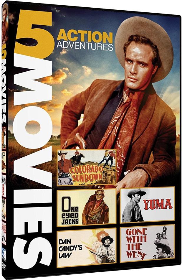 Colorado Sundown / One Eyed Jacks / Yuma / Dan Candy's Law / Gone with the West - Action Adventures 5 Movie Collection