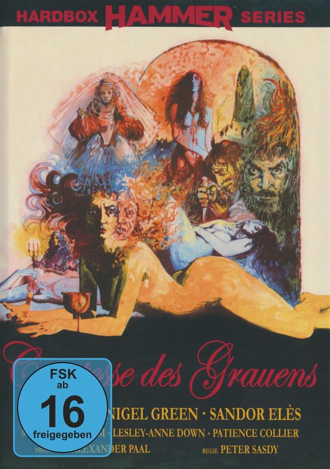 Comtesse des Grauens (1971) Hardbox Hammer Series, Petite Hartbox, Cover B, Édition Limitée, Uncut