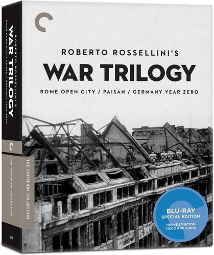 Roberto Rossellini's War Trilogy - Rome Open City / Paisan / Germany Year Zero Criterion Collection, 3 Blu-rays