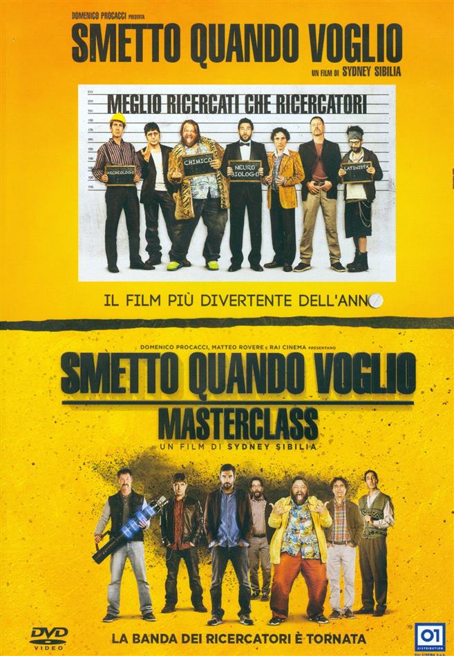 Smetto quando voglio 1 & 2 Cofanetto, 2 DVD