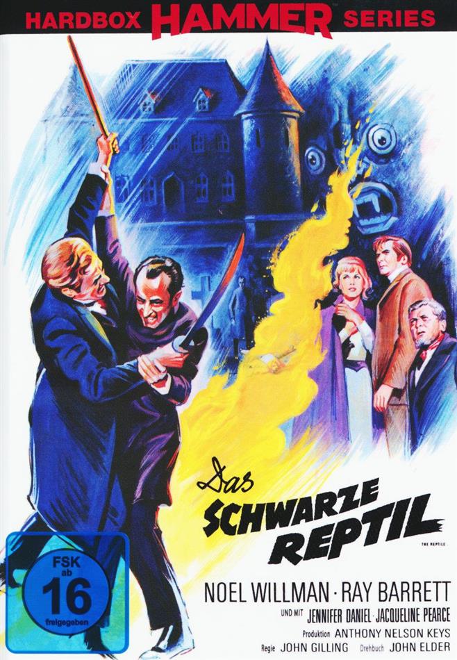 Das schwarze Reptil (1966) Hardbox Hammer Series, Little Hartbox, Cover A, Limited Edition, Uncut