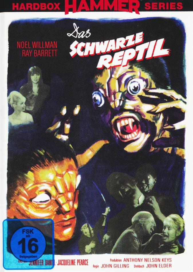 Das schwarze Reptil (1966) Little Hartbox, Hardbox Hammer Series, Cover B, Limited Edition, Uncut
