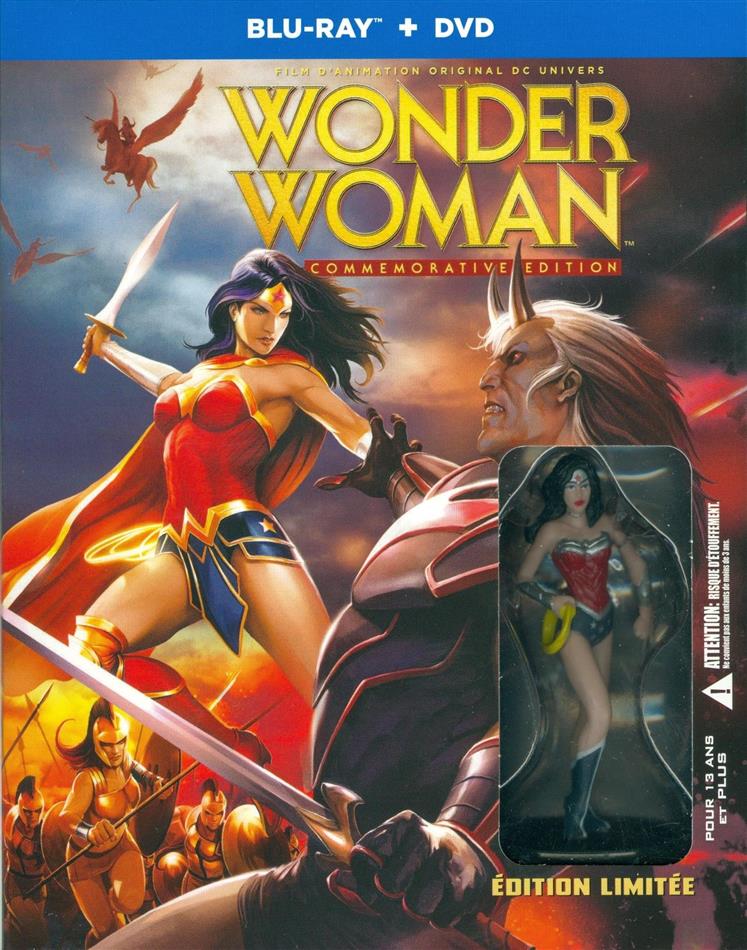 Wonder Woman (2009) Édition Commemorative, + Figurine, Édition Limitée, Blu-ray + DVD