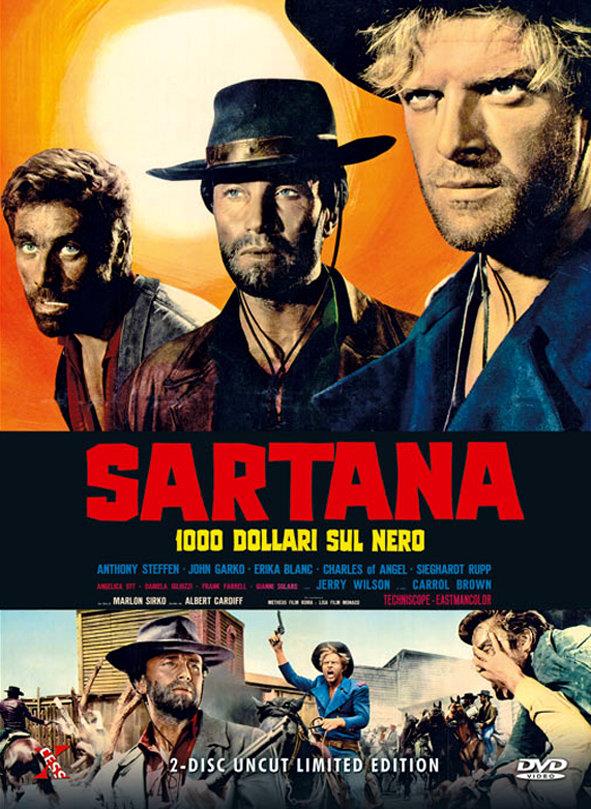 Sartana - 1000 dollari sul nero (1966) Cover A, Edizione Limitata, Mediabook, Uncut, DVD + CD