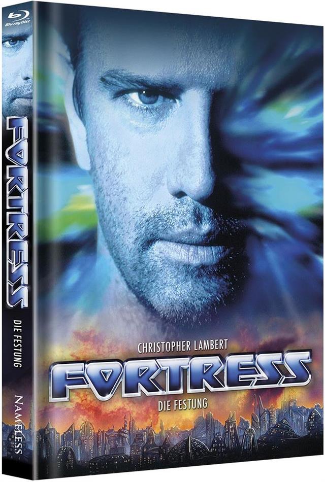 Fortress - Die Festung (1992) Cover B, Limited Edition, Mediabook, Uncut, Unrated, Blu-ray + DVD