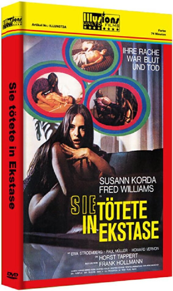 Sie tötete in Ekstase (1971) Grosse Hartbox, Cover A, Limited Edition, Uncut