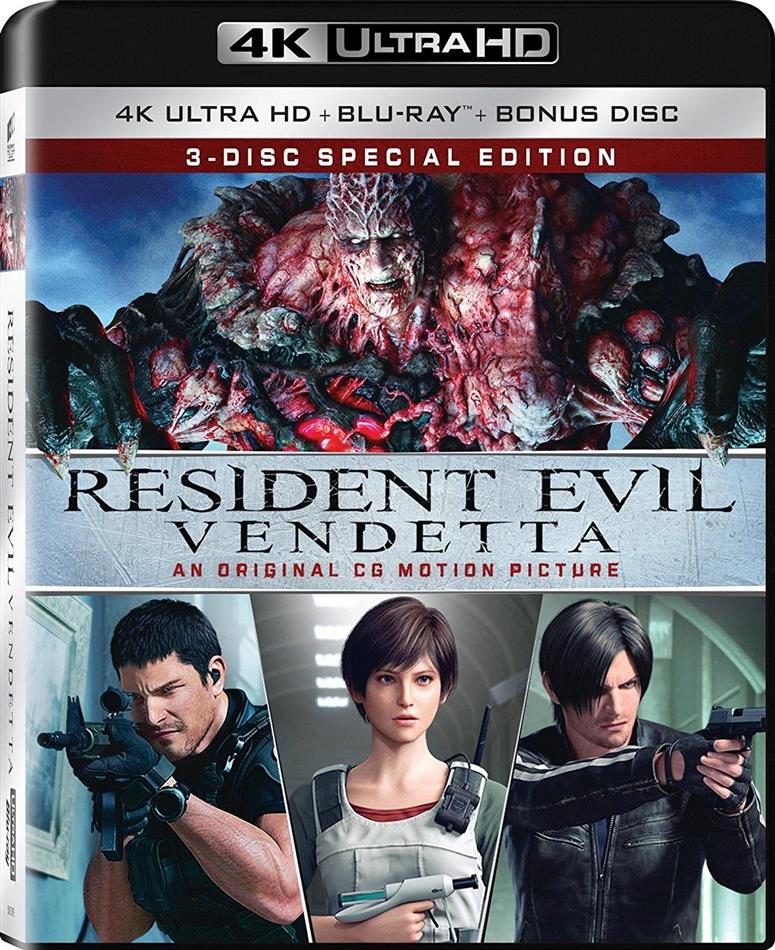 Resident Evil - Vendetta (2017) 4K Ultra HD + 2 Blu-rays