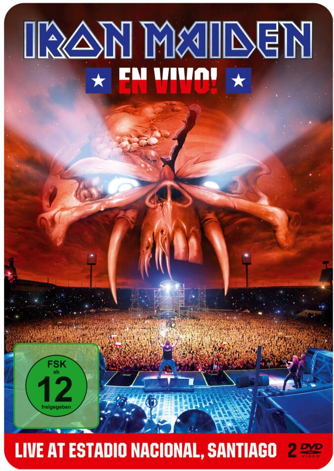 Iron Maiden - En Vivo! Live in Santiago Limited Edition, Steelbook, 2 DVDs