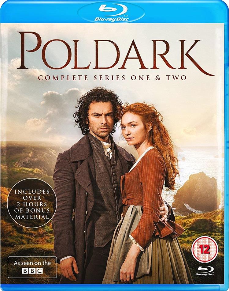 Poldark - Season 1+2 (2015) 4 Blu-ray