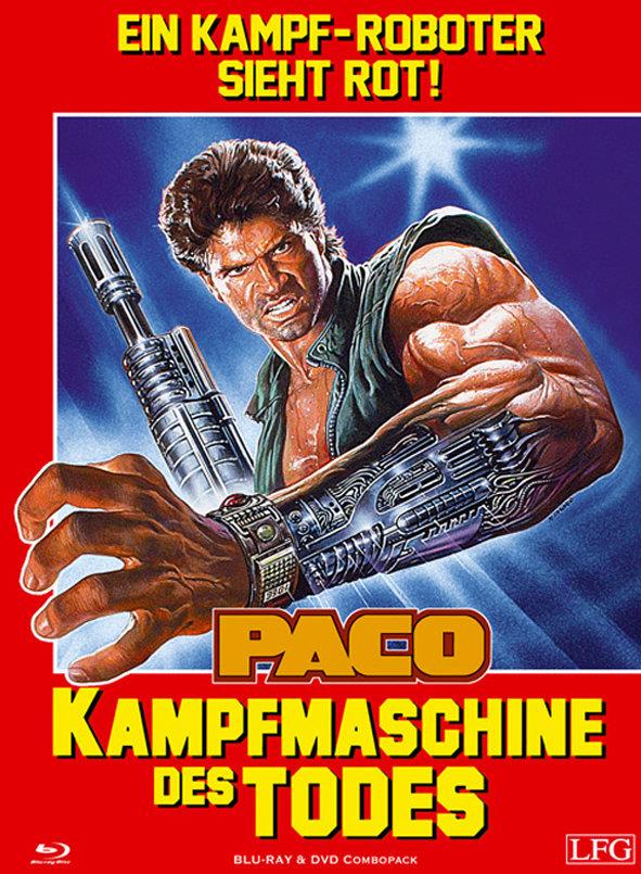 Paco - Kampfmaschine des Todes (1986) Cover A, Limited Edition, Mediabook, Blu-ray + DVD