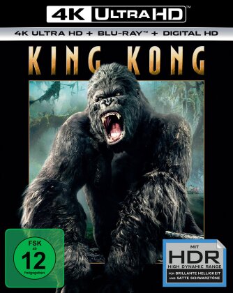 King Kong (2005) (Extended Edition, Kinoversion, 4K Ultra HD + Blu-ray)
