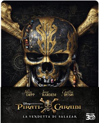 Pirati dei Caraibi 5 - La vendetta di Salazar (2017) (Edizione Limitata, Steelbook, Blu-ray 3D + Blu-ray)