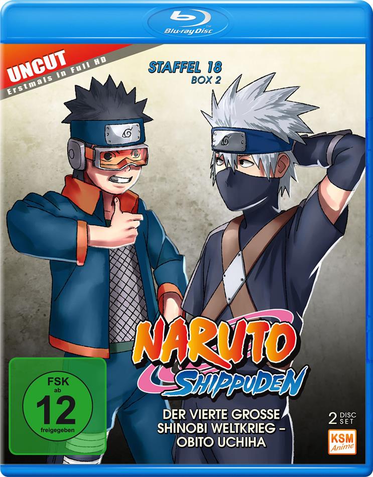Naruto Shippuden - Staffel 18 Box 2 Uncut, 2 Blu-rays