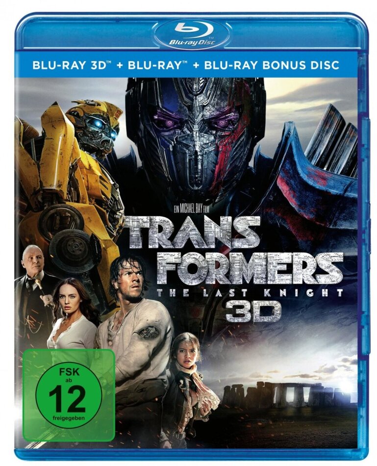 Transformers 5 - The Last Knight (2017) Blu-ray 3D + 2 Blu-rays