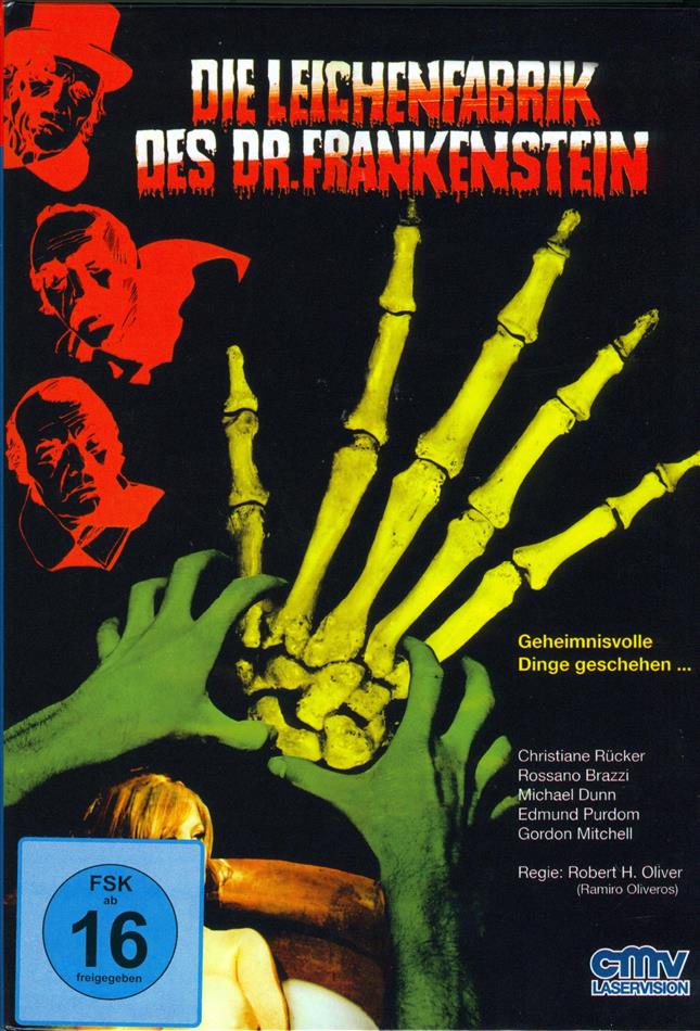 Die Leichenfabrik des Dr. Frankenstein (1974) Cover A, Little Hartbox, Trash Collection, Uncut