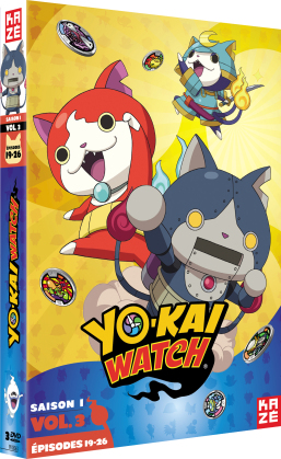 Yo-Kai Watch - Saison 1 - Vol. 3 (3 DVDs)